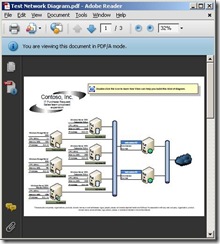 exported visio file