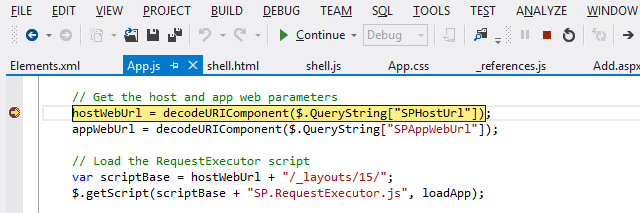 Debugging SharePoint App in IE