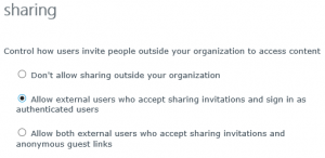 Enable Sharing