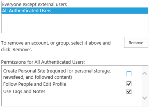 Granting social permissions