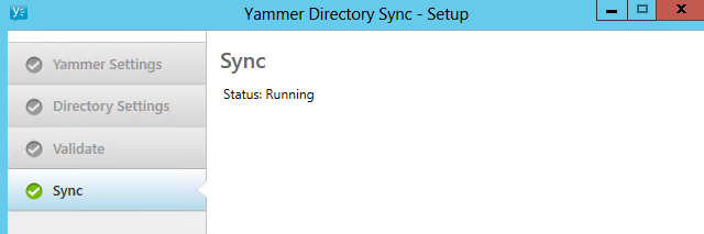 Yammer Directory Sync