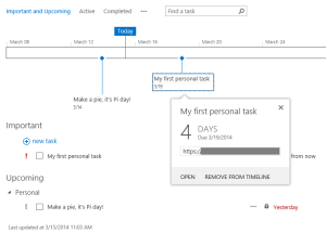 Timeline View